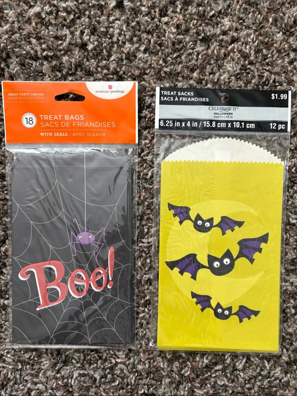 Halloween Scrapbook Mixed Lot Crafts, Stamps  Paper Stickers Bags Washi Tape
